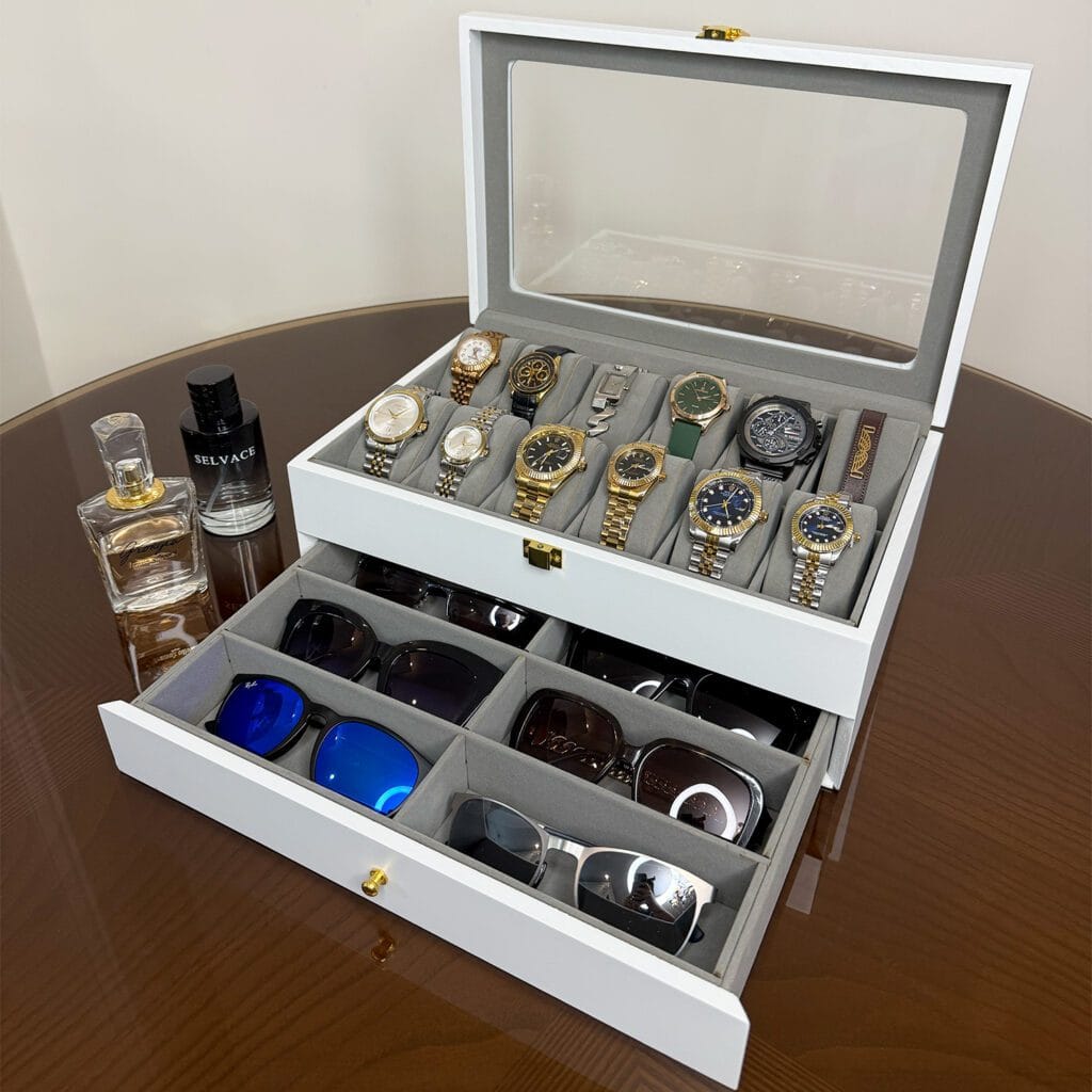 جعبه ساعت و عینک مدل WG102